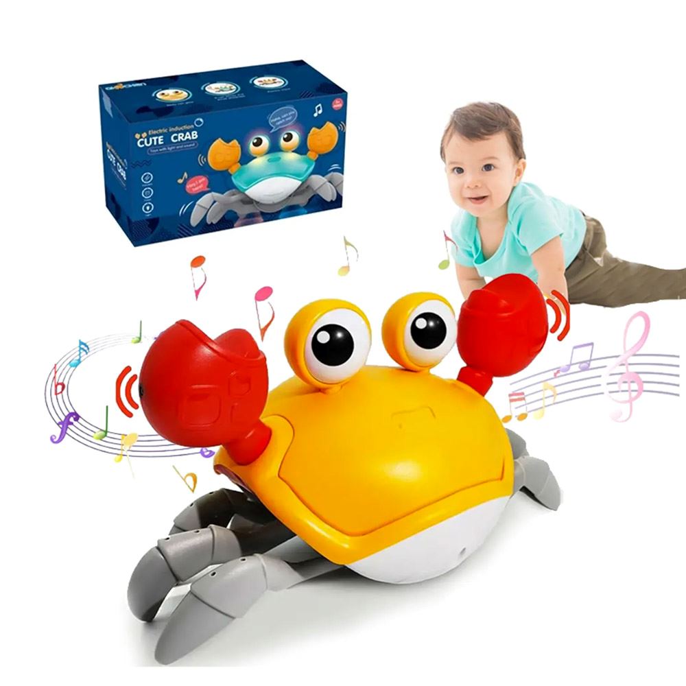CANGREJO TUMMY TIME SENSORIAL ESTIMULACION TEMPRANA NARANJA
